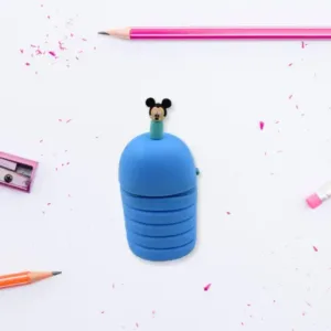 Pencil Case Is Made Of Silicone Telescopic Pen Holder, with Zipper Closure And Large Capacity Office Home School School-pink Boys For Girls Secondary School Clear Pencil Case ( pink, LARGE ).